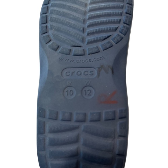 ❣️SALE❣️ Crocs Iconic Slip On Sandals Flip Flops Shoes Comfort Women Size 12 - Picture 8 of 8